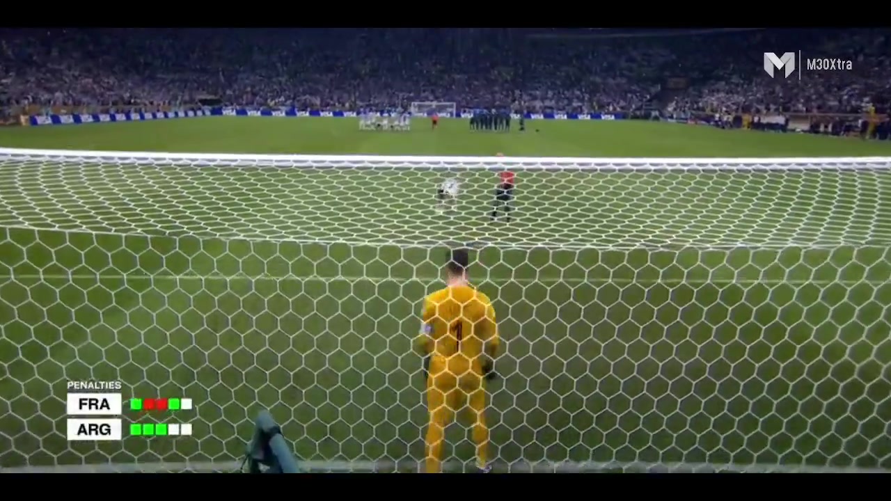 苹果tv重温世界杯决赛点球大战：梅西跪地庆祝，姆巴佩却落寞低头