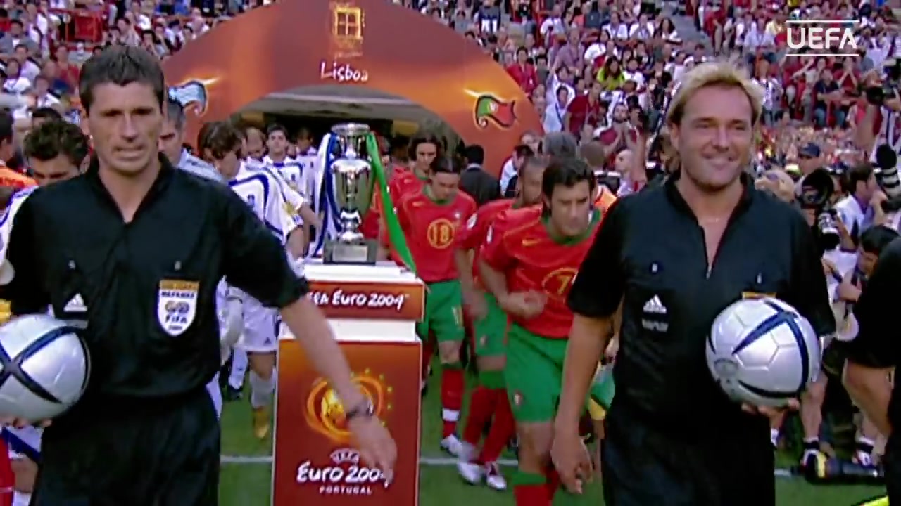 足球小国的奇迹时刻🏆希腊1-0战胜葡萄牙，夺得04年欧洲杯冠军
