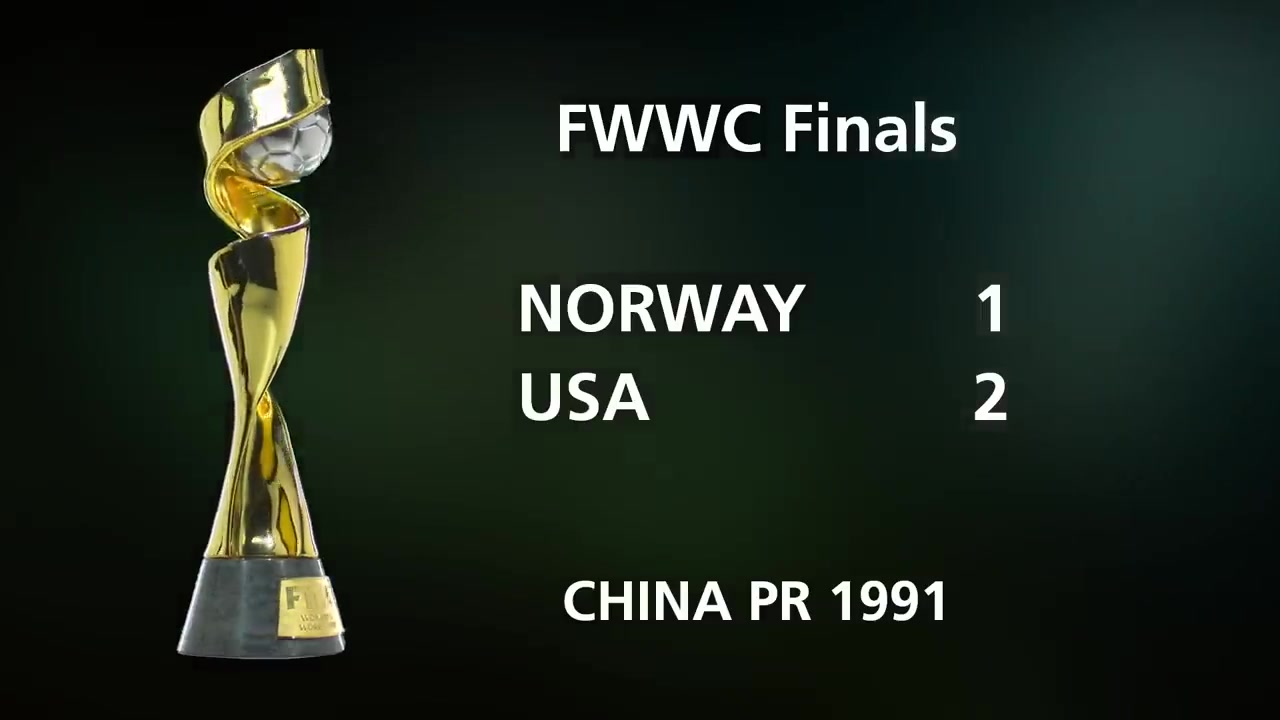 最初的记忆！美国2-1挪威拿下第一届女足世界杯冠军